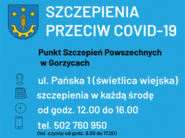 Szczepienia przeciw Covid-19 w Gorzycach